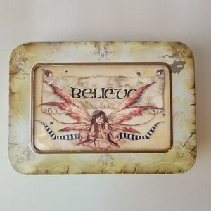 Amy Brown Fairy Art Print Believe Notecard & Tin Set Whimsical Fantasy Mythical
